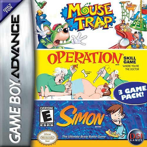 GBA: MOUSETRAP / OPERATION / SIMON (GAME) - Click Image to Close